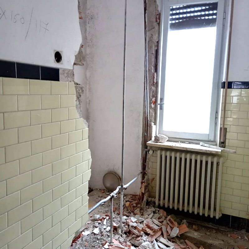 Interventi e riparazioni su muri portanti e tramezzi